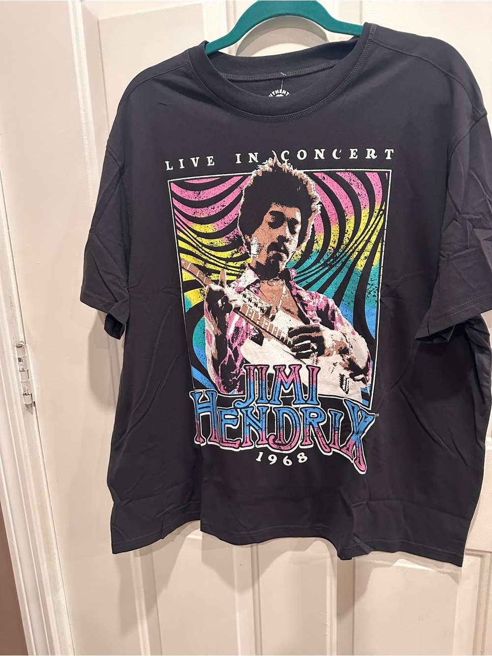 Jimi Hendrix XL 1968 Graphic Tee - Black - Picture 2 of 3